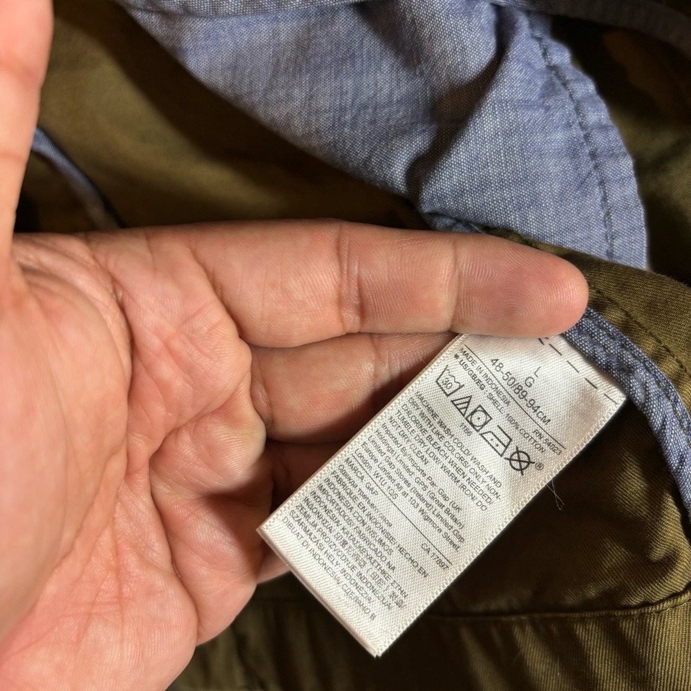 Gap Olive Green Lightweight Trench Coat - Picture 3 of 7